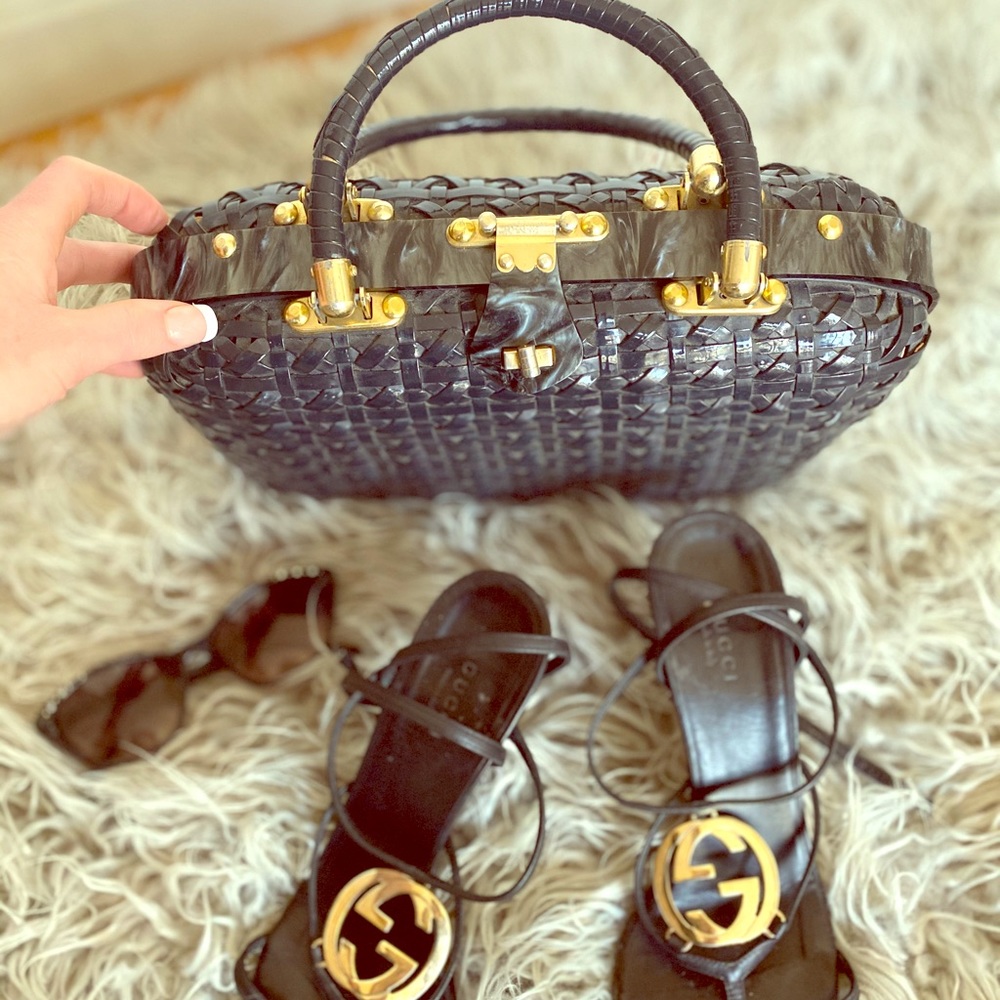 SOLD Vintage 1950s wicker bag Not for sale